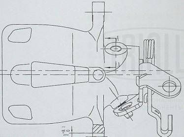 Суппорт тормозной задний левый TRIALLI CF182559