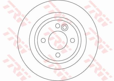 Диски тормозные комплект TRW DF4197
