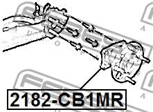 Ступица задняя FEBEST 2182CB1MR