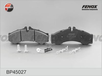Колодки тормозные дисковые FENOX BP45027