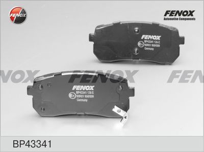 Колодки тормозные задние FENOX BP43341