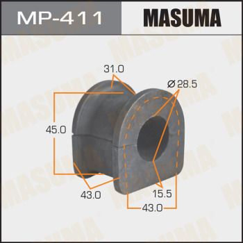 Втулка стабилизатора переднего Masuma MP411