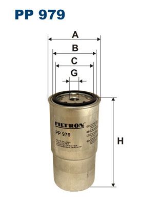 Фильтр топливный FILTRON PP979
