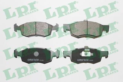 Колодки тормозные передние LPR 05P1654