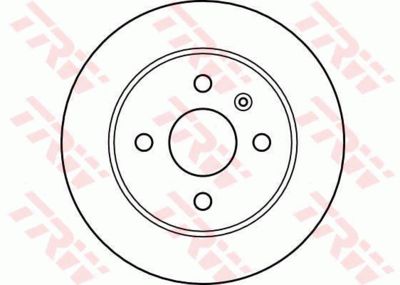 Диск тормозной TRW DF4050