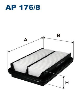 Фильтр воздушный BIG FILTER GB922