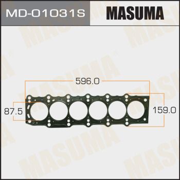 Прокладка ГБЦ Masuma MD01031S