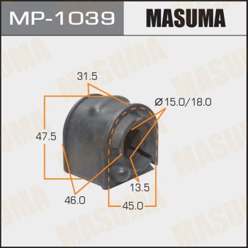 Втулка стабилизатора Masuma MP1039