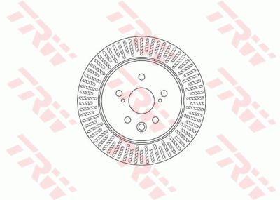 Диск тормозной TRW DF6691