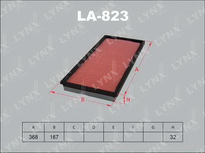 Фильтр воздушный LYNXauto LA823