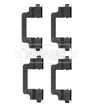 Комплект монтажный тормозных колодок MASTERKIT 77AA038