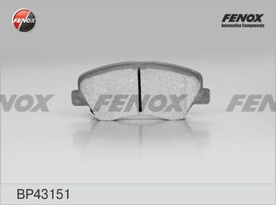 Колодки тормозные передние FENOX BP43151