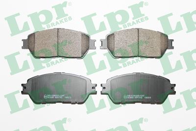 Колодки тормозные передние LPR 05P1792