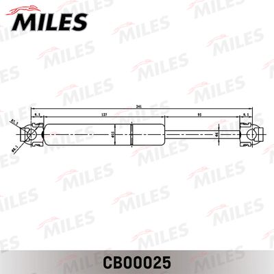 Амортизатор капота Miles CB00025