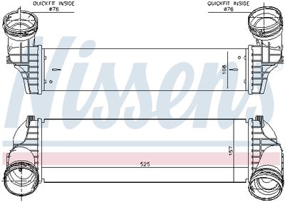 Интеркулер NISSENS 96364