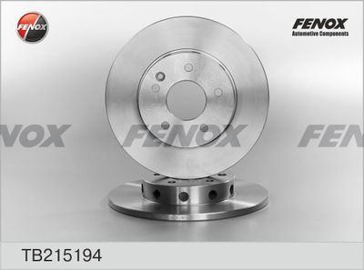 Диск тормозной передний FENOX TB215194
