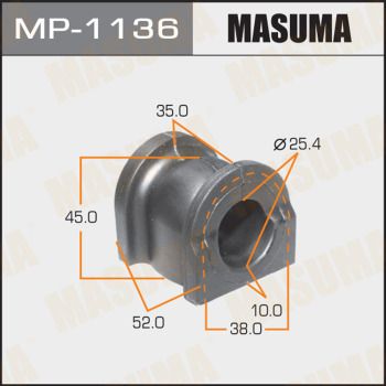 Втулка стабилизатора заднего Masuma MP1136