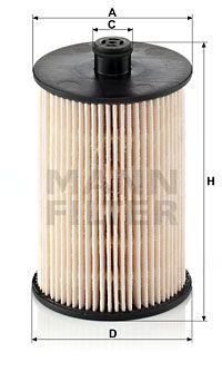 Фильтр топливный MANN-FILTER PU823X