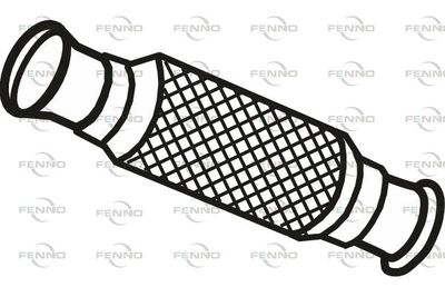 Глушитель средняя часть POLMOSTROW 1743