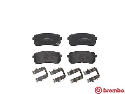 Колодки тормозные дисковые задние BREMBO P30035