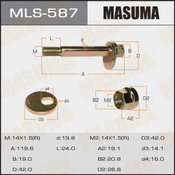 Болт-эксцентрик Masuma MLS587