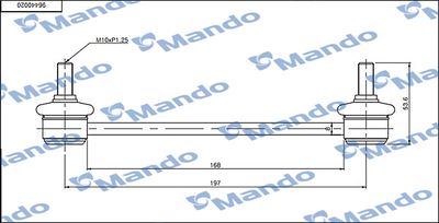 Стойка стабилизатора Mando MSC010099