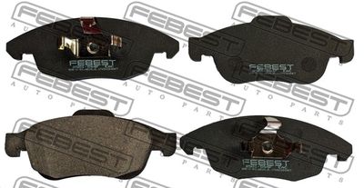 Колодки тормозные передние FEBEST 2501DS4F