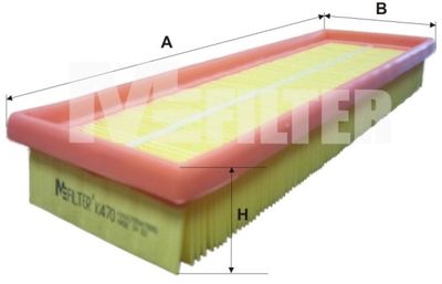 Фильтр воздушный M-Filter K470