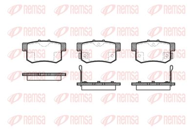 Колодки тормозные дисковые REMSA 032502