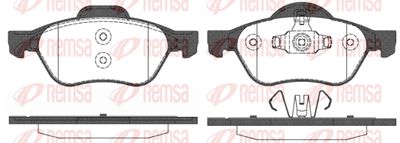 Колодки тормозные дисковые передние REMSA 096210
