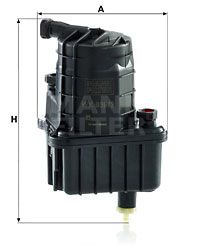 Фильтр топливный MANN-FILTER WK9393