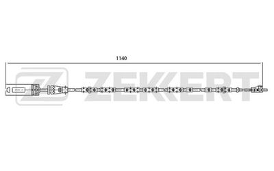 Датчик износа тормозных колодок Zekkert BS8030