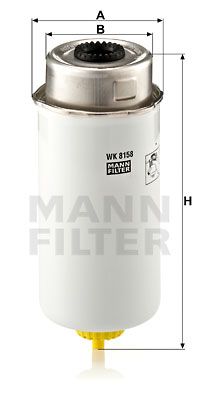 Фильтр топливный MANN-FILTER WK8158