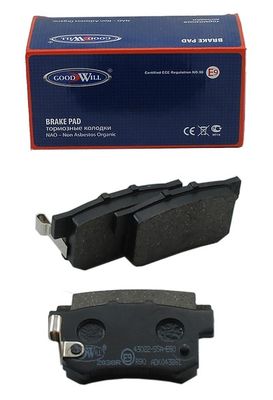 Колодки тормозные дисковые задние BLITZ BB0140