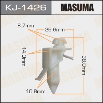 Клипса крепления Masuma KJ1426