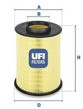 Фильтр воздушный UFI 2767500