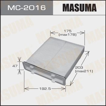Фильтр салона Masuma MC2016