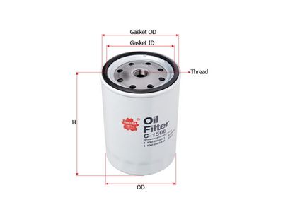 Фильтр масляный SAKURA C1506