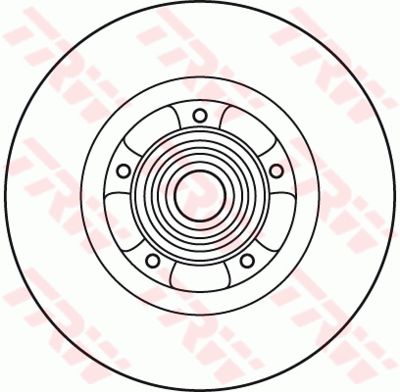 Диск тормозной TRW DF6044BS