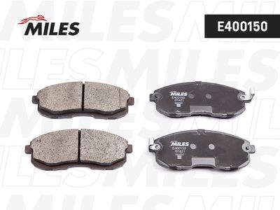 Колодки тормозные передние с индикатором износа Miles E400150