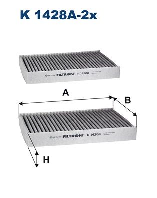 Фильтр салона FILTRON K1428A2X