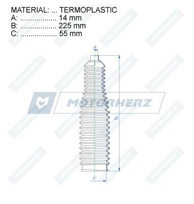 Пыльник рулевой рейки MotorHerz RDZ0031MG