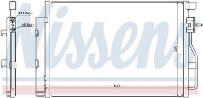 Радиатор кондиционера NISSENS 940246
