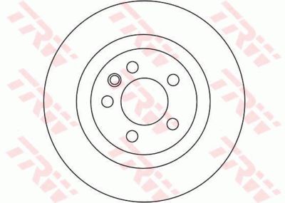 Диск тормозной передний TRW DF4343S