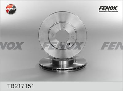 Диск тормозной передний FENOX TB217151