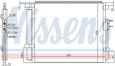 Радиатор кондиционера NISSENS 940391