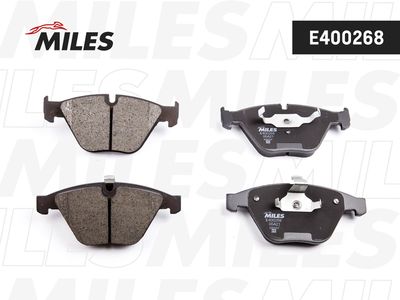 Колодки тормозные передние Miles E400268