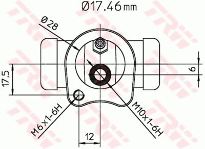 Цилиндр тормозной TRW BWC115