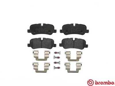 Колодки тормозные дисковые задние BREMBO P44013