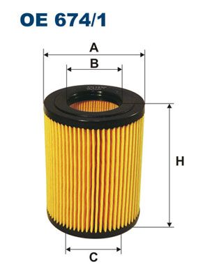 Фильтр масляный FILTRON OE6741